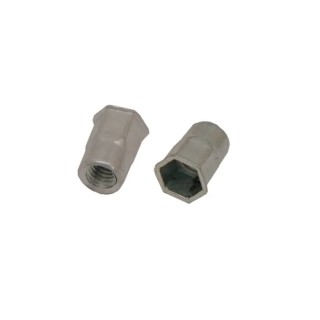 RS PRO Plain Threaded Insert Diameter 13 mm, Maximum Material Thickness 4 mm, Minimum Material Thickness 1 mm 206-7851
