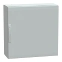Schneider Electric PanelSeT Series Polyethylene Terephthalate 1-Door Floor Standing Enclosure, Opaque Door, IP65 NSYPLA773G