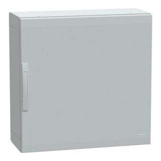 Schneider Electric PanelSeT Series Polyethylene Terephthalate 1-Door Floor Standing Enclosure, Opaque Door, IP65 NSYPLA773G