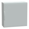 Schneider Electric PanelSeT Series Polyethylene Terephthalate 1-Door Floor Standing Enclosure, Opaque Door, IP65 NSYPLA773G