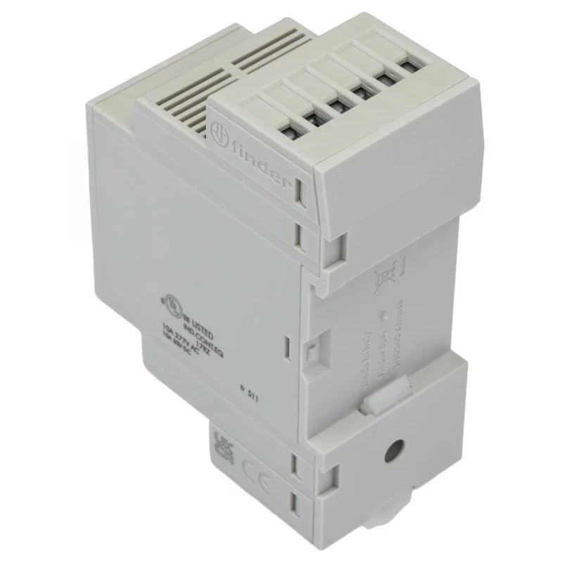 Finder 84 Series DIN Rail Digital Timer, 2-Contact, DPDT, 110 to 240 V dc, 12 V ac, 24 V ac, 0.1 s to 9999 84.02.0.024.0000