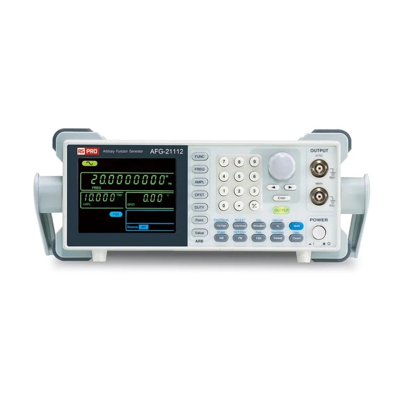 RS PRO Function Generator & Counter 0.1 Hz Min, 12 MHz Max, FM Modulation, Variable Sweep AFG21112