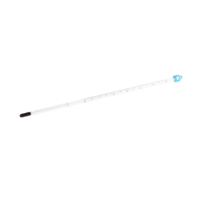 Brannan Immersion Glass Thermometer, 50 °C Max, 0.5 °C Division, Red Spirit Filling 44/401/0