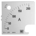 Sifam Tinsley Meter Scale Accessory for 96 x 96 Analogue Panel Ammeter SS94-00D1-0001 0/200A