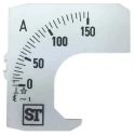 Sifam Tinsley Meter Scale for Use with 48 x 48 Analogue Panel Ammeter EQ44-00D1-0001 0/150A