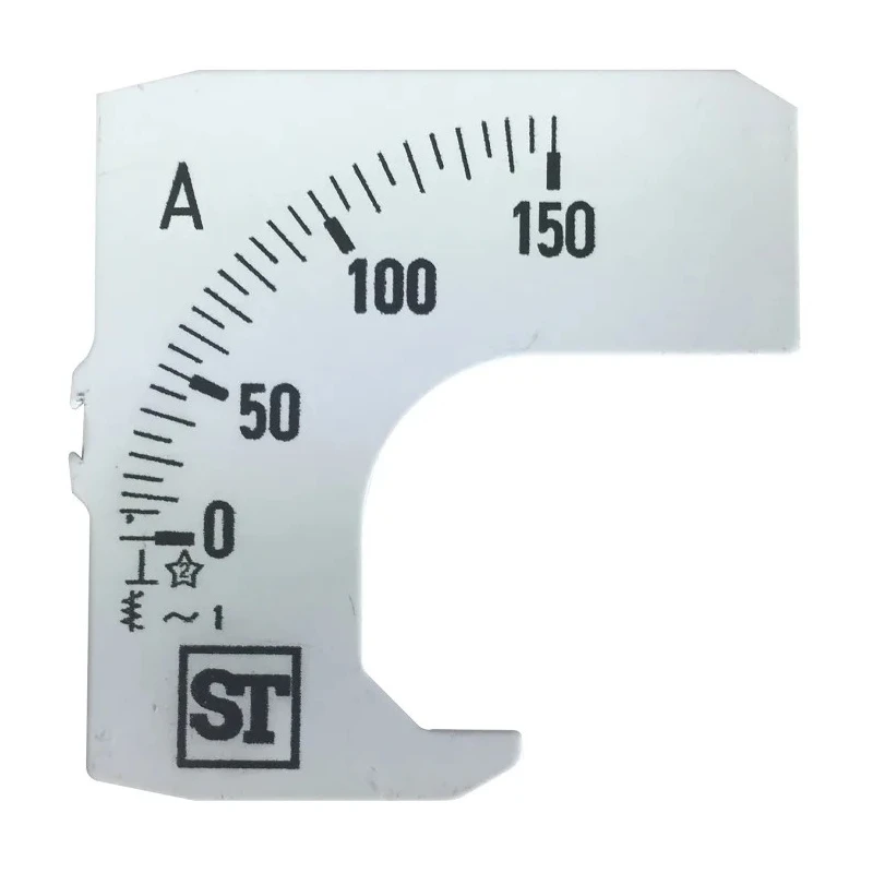 Sifam Tinsley Meter Scale for Use with 48 x 48 Analogue Panel Ammeter EQ44-00D1-0001 0/150A