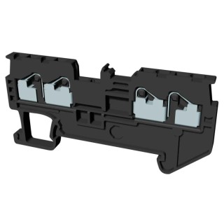 Omron Non-Fuse DIN Rail Terminal Grey 1-Level Push-in 1.5mm² Wire Capacity 600V 17.5A XW5T-P1.5-2.2-1