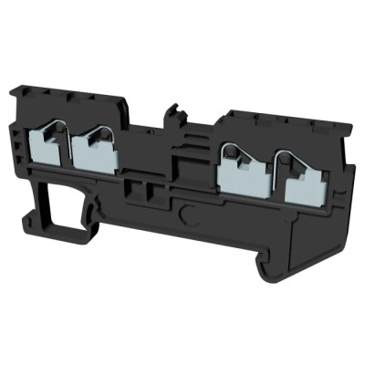 Omron Non-Fuse DIN Rail Terminal Grey 1-Level Push-in 1.5mm² Wire Capacity 600V 17.5A XW5T-P1.5-2.2-1