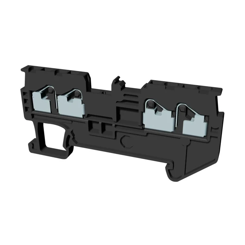 Omron Non-Fuse DIN Rail Terminal Grey 1-Level Push-in 1.5mm² Wire Capacity 600V 17.5A XW5T-P1.5-2.2-1