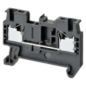 Omron XW5T Series Non-Fuse DIN Rail Terminal Grey 2.5mm² 1-Level Push-In XW5T-P2.5-1.1-1