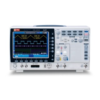 RS PRO 200 MHz Bench Digital Storage Oscilloscope 2 Channels 8 Inch Colour TFT LCD IDS2202A 124-1953