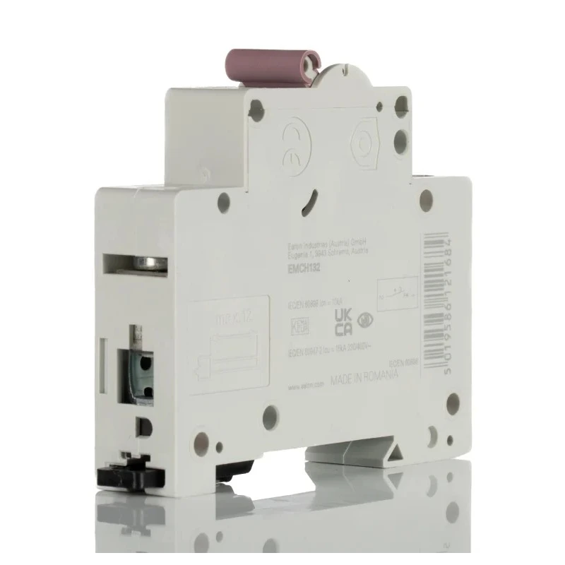 Eaton MEM Shield Miniature Circuit Breaker 1-Pole 32A Type C 240V AC 48V DC 10 kA Breaking Capacity EMCH132 EMCH132 EMCH132
