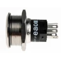 EAO Illuminated Push Button Switch Panel Mount Momentary SPDT Green LED IP65 IP67 240V 24V 82-6153.1133