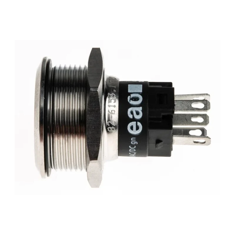 EAO Illuminated Push Button Switch Panel Mount Momentary SPDT Green LED IP65 IP67 240V 24V 82-6153.1133