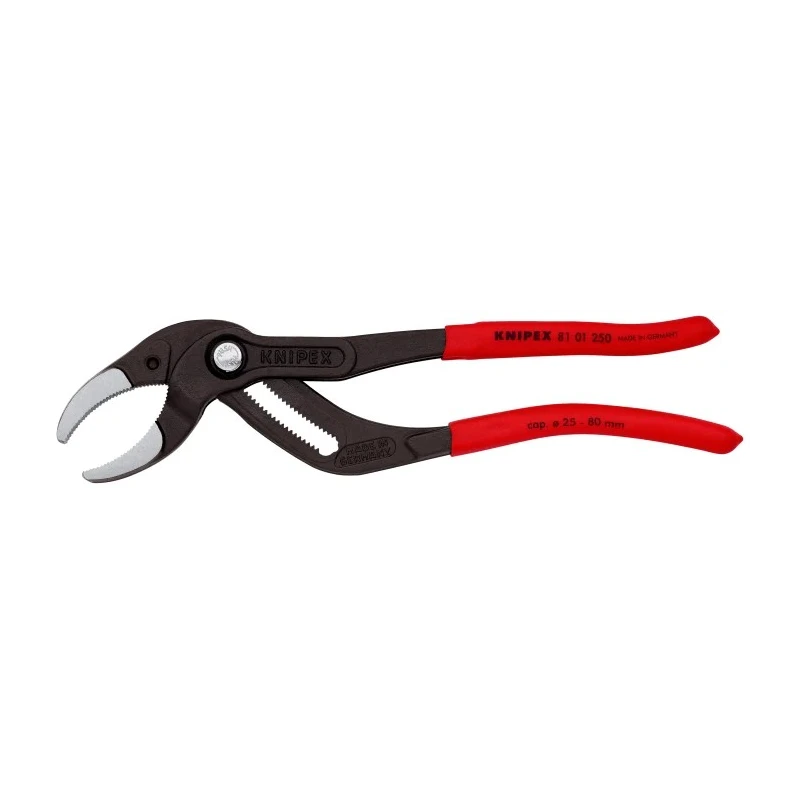 Knipex Water Pump Plier 250mm Overall, Serrated Jaw, Chrome Vanadium Steel, Model 81 01 250