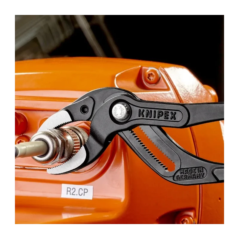 Knipex Water Pump Plier 250mm Overall, Serrated Jaw, Chrome Vanadium Steel, Model 81 01 250