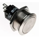 EAO Stainless Steel Push Button Switch Panel Mount Momentary SPDT 22.3 mm Cutout IP65 IP67 240 V AC/DC 82-6151.1000