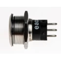 EAO Stainless Steel Push Button Switch Panel Mount Momentary SPDT 22.3 mm Cutout IP65 IP67 240 V AC/DC 82-6151.1000