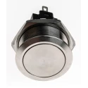 EAO Stainless Steel Push Button Switch Panel Mount Momentary SPDT 22.3 mm Cutout IP65 IP67 240 V AC/DC 82-6151.1000