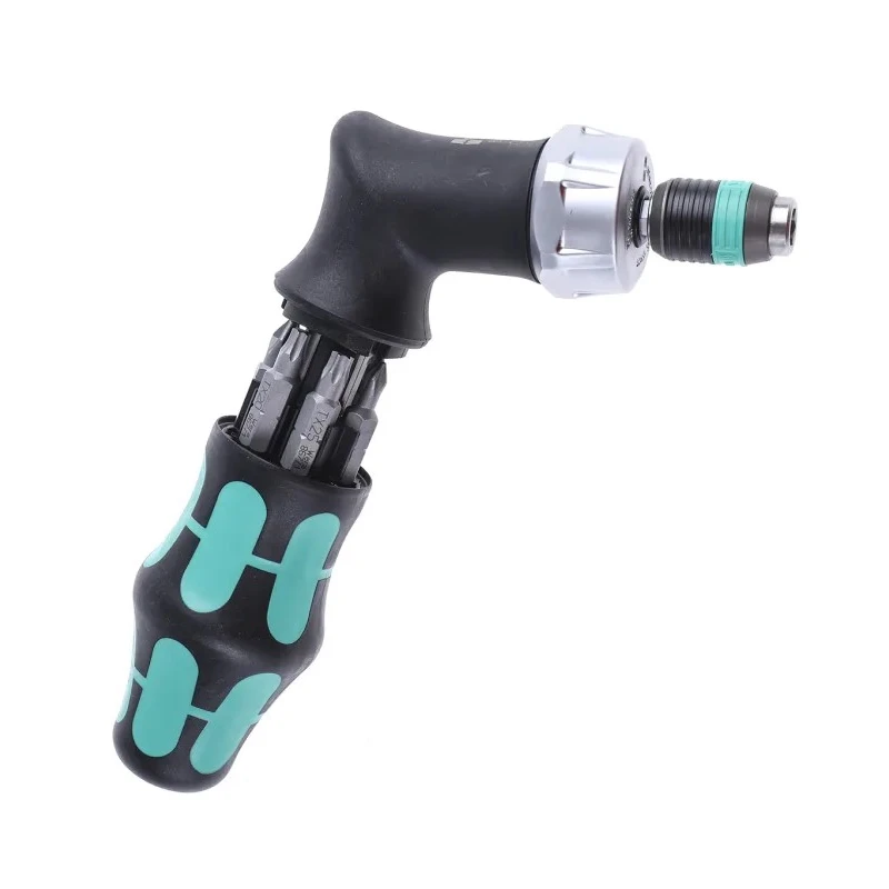 Wera Ratchet Screwdriver 1/4 in Hex Drive with Phillips, Pozidriv, and Torx Tips 05051030001