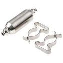 Festo Pneumatic Air Reservoir 0.1L, G 1/8 Port, High Alloy Stainless Steel, 16 bar Maximum Pressure CRVZS-0.1