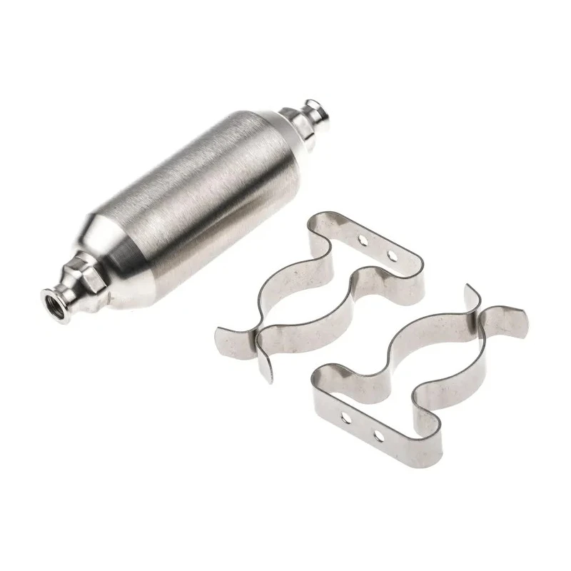 Festo Pneumatic Air Reservoir 0.1L, G 1/8 Port, High Alloy Stainless Steel, 16 bar Maximum Pressure CRVZS-0.1
