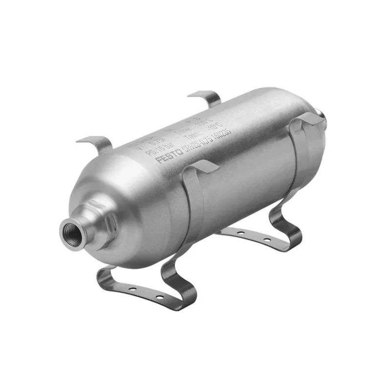 Festo Pneumatic Air Reservoir 0.1L, G 1/8 Port, High Alloy Stainless Steel, 16 bar Maximum Pressure CRVZS-0.1