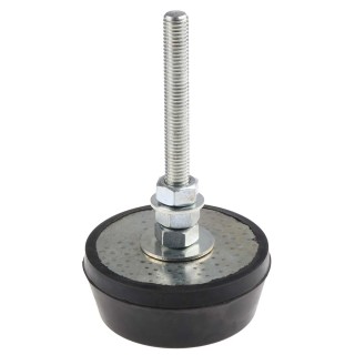 RS PRO Cylindrical M12 Anti-Vibration Mount with 300 kg Compression Load, 90 mm Outer Diameter, 153 mm Height 126-5970