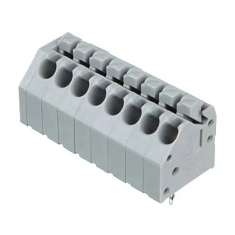 WAGO 250 Series PCB Female Solder Pin Lighting Connector, 8-Pole, 630V, 10A, 3.5mm Pitch 250-208