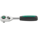 STAHLWILLE 1/4 in Ratchet with Ratchet Handle, Alloy Steel Chrome Finish, 117mm Overall Length 415QR N 11111020