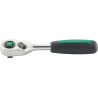 STAHLWILLE 1/4 in Ratchet with Ratchet Handle, Alloy Steel Chrome Finish, 117mm Overall Length 415QR N 11111020