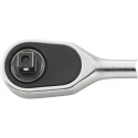STAHLWILLE 1/4 in Ratchet with Ratchet Handle, Alloy Steel Chrome Finish, 117mm Overall Length 415QR N 11111020