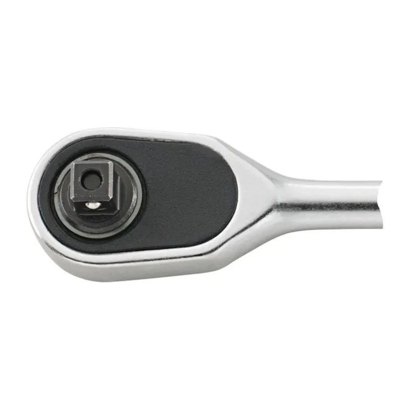 STAHLWILLE 1/4 in Ratchet with Ratchet Handle, Alloy Steel Chrome Finish, 117mm Overall Length 415QR N 11111020