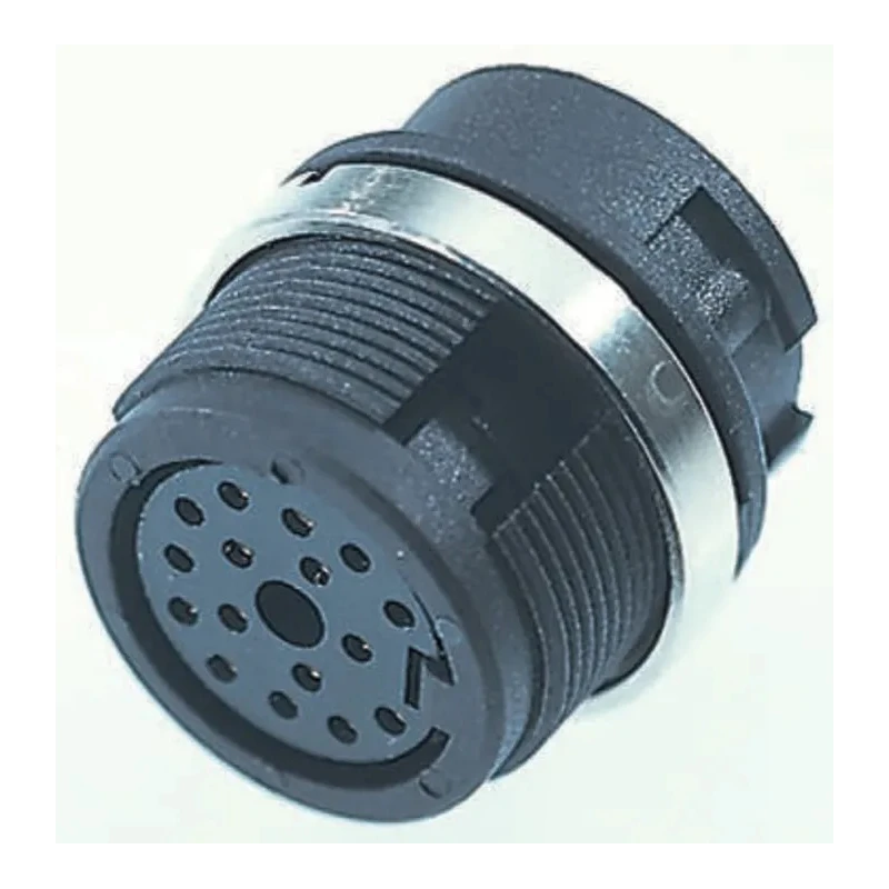 binder 16-Contacts Panel Mount Circular Miniature Connector Socket Female 60V 3A IP40 678 Series 99.0660.00.16