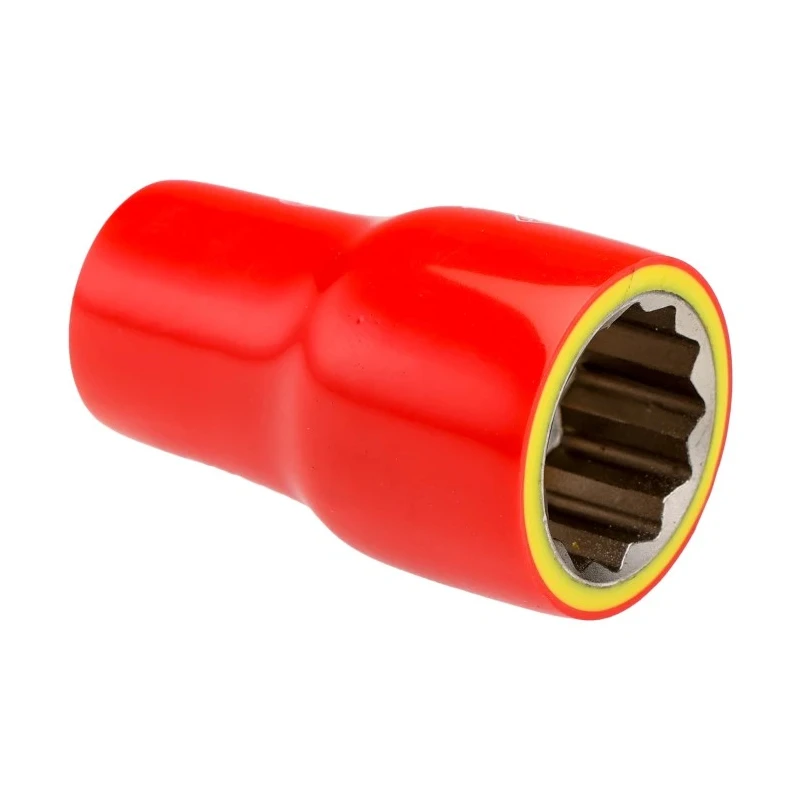 STAHLWILLE 3/8 in Drive 19 mm 12 Point Hex Chrome Plated Steel Socket VDE 1000V Approved 50mm Overall Length 2380019