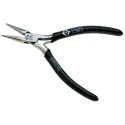 CK 6-Piece Long Nose Plier Set Steel Mirror Polished 120mm Overall Length 23mm Jaw T3772