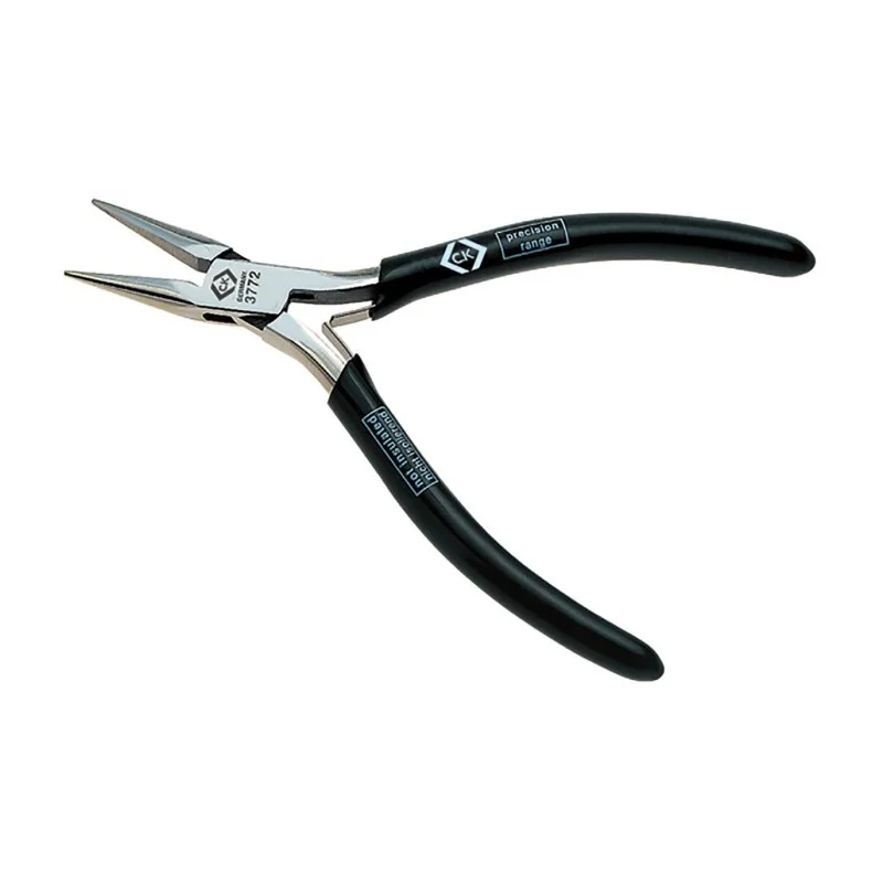 CK 6-Piece Long Nose Plier Set Steel Mirror Polished 120mm Overall Length 23mm Jaw T3772