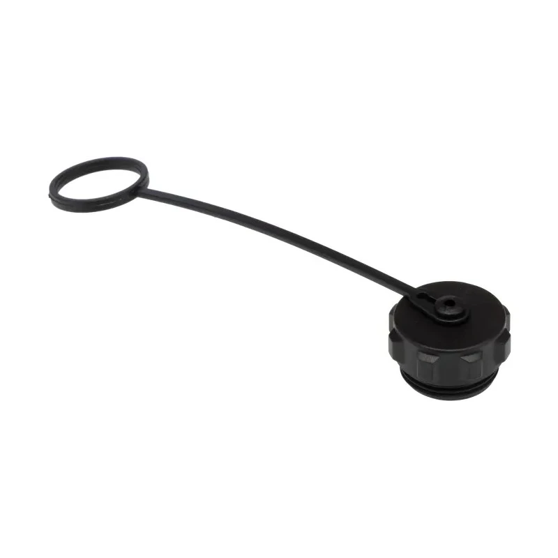 RS PRO Circular Connector Dust Cap with Black Finish Polyamide 66 IP68 Rated IP68
