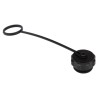 RS PRO Circular Connector Dust Cap with Black Finish Polyamide 66 IP68 Rated IP68