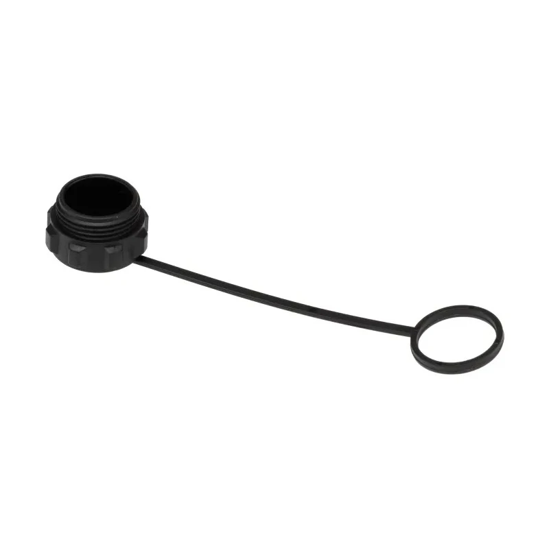 RS PRO Circular Connector Dust Cap with Black Finish Polyamide 66 IP68 Rated IP68