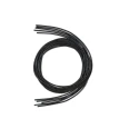 RS PRO Black 1 mm² Silicone Hook Up Wire, 1.2 m Length, 1000V, Copper Conductor, Model 207-0881