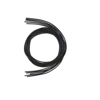 RS PRO Black 1 mm² Silicone Hook Up Wire, 1.2 m Length, 1000V, Copper Conductor, Model 207-0881