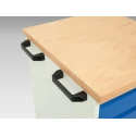 Bott Workshop Tool Trolley with 2 Steel Castor Wheels, 550 mm Length, 150 kg Load Capacity, 1050 mm Platform 16927141.11