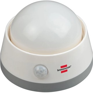 brennenstuhl Battery Powered LED Night Light with PIR Sensor, Switch Controller, 0.4W Power, 84mm Diameter NLB 02 BS 1673290