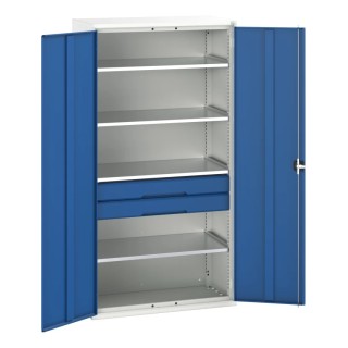 Bott 2 Door, 2 Drawer Sheet Steel Floor Standing Cupboard 2m Height 1.05m Width 550mm Depth 16926574.11