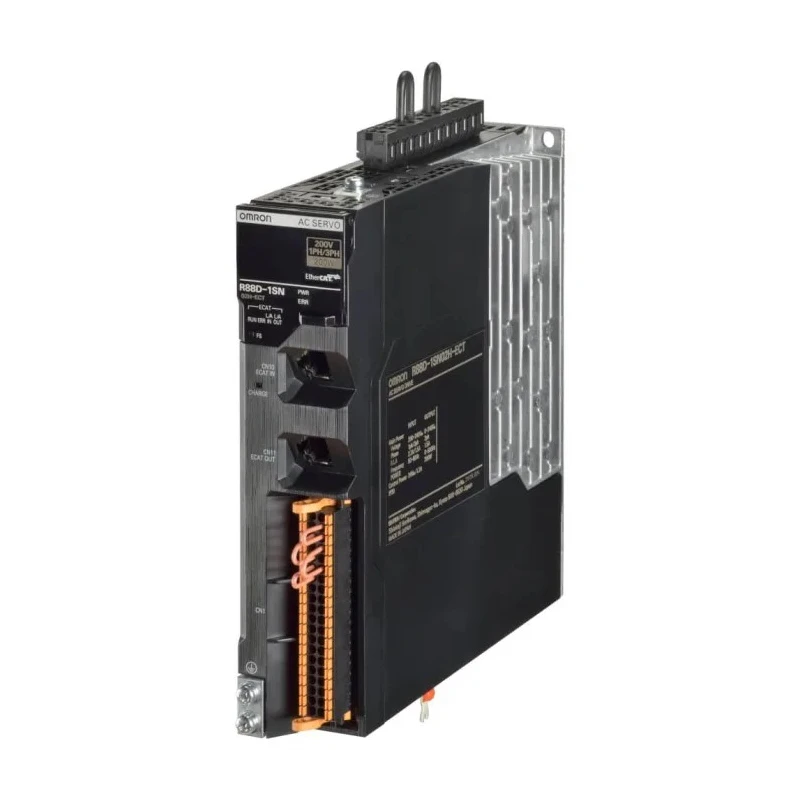 Omron 200 W Servo Drive, 230V, 1 & 3 Phase, 1.5A & 2.7A Current Rating, Motion Function R88D-1SN02H-ECT