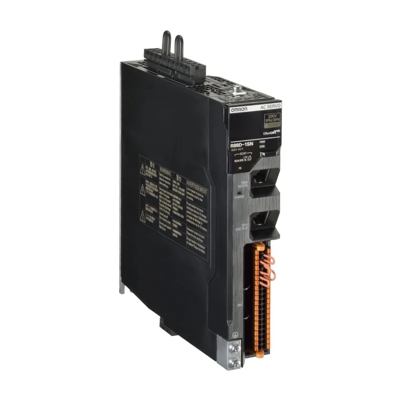 Omron 200 W Servo Drive, 230V, 1 & 3 Phase, 1.5A & 2.7A Current Rating, Motion Function R88D-1SN02H-ECT