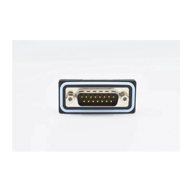 Norcomp 15 Way Right Angle 2.74 mm Pitch Surface D-Sub Connector with 4-40 Board Lock Male SDF-R15-113L461
