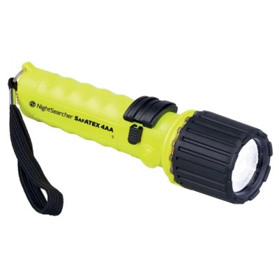 Nightsearcher IECEx ATEX LED Torch 4x AA Battery, 185 lm, IP68 Waterproof SA-SIGMA-4AA