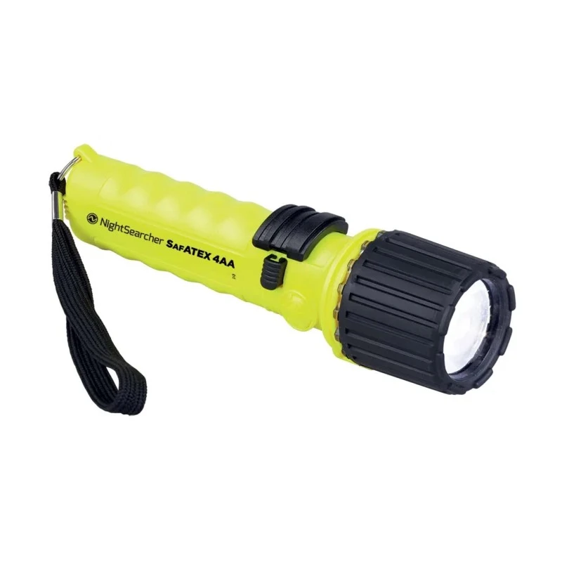 Nightsearcher IECEx ATEX LED Torch 4x AA Battery, 185 lm, IP68 Waterproof SA-SIGMA-4AA